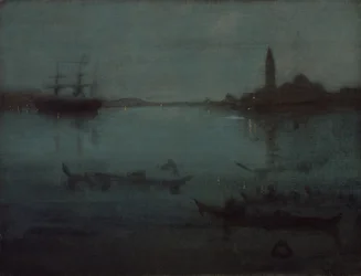 Notturno in blu e argento - La laguna, Venezia